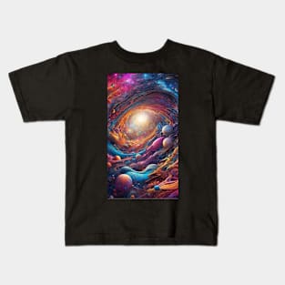 The melting galaxy Kids T-Shirt